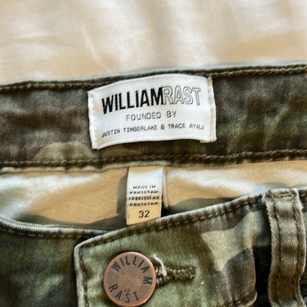 William Rast Straight Leg camo jeans - Picture 6 of 8